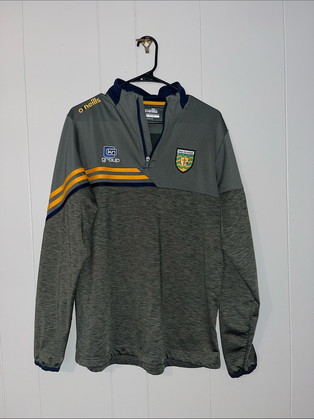 Irish Brand O'Neill Zip-Up Rugby Pullover